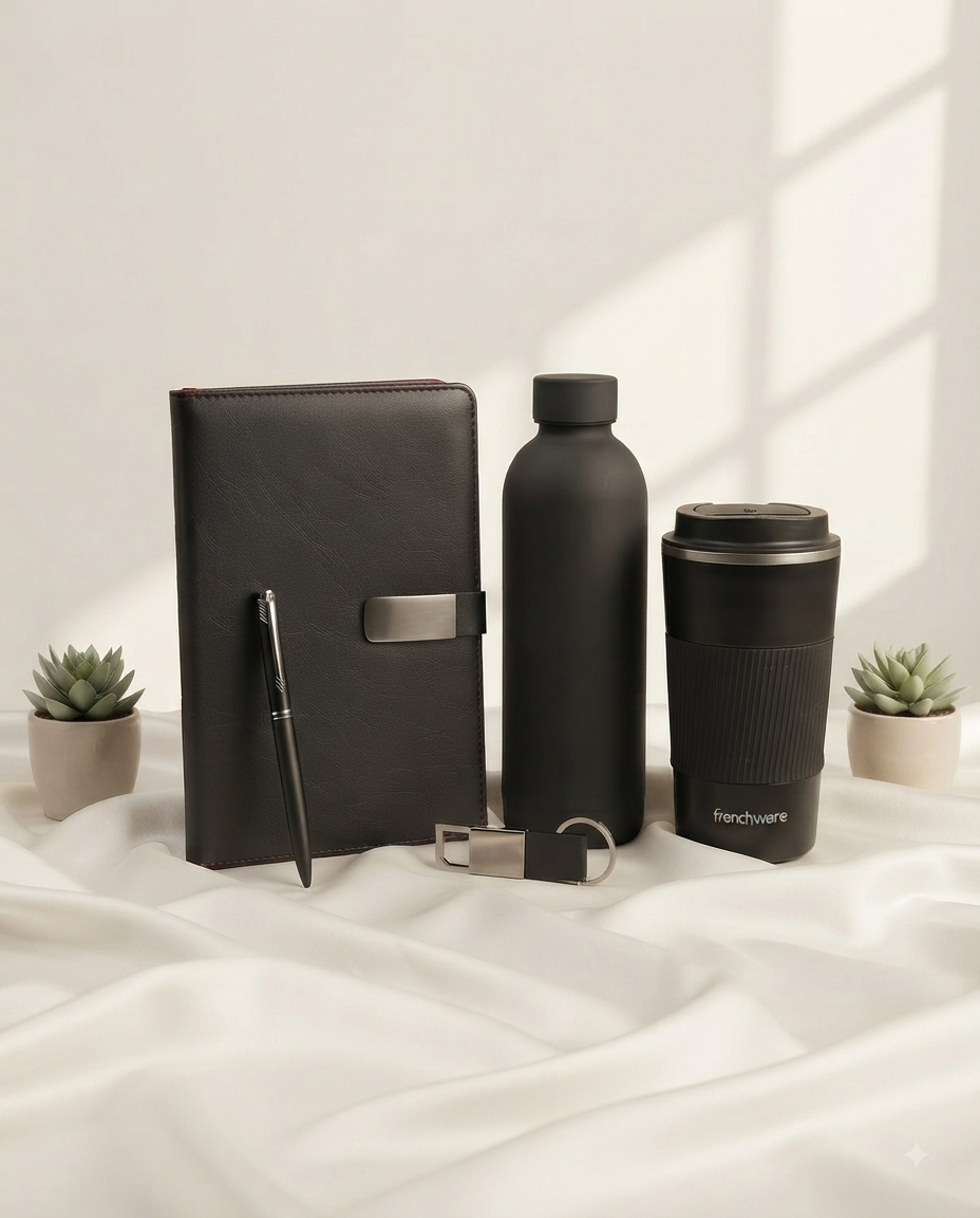 Noir desk trio